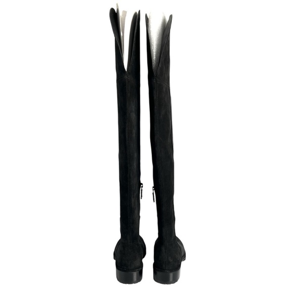 Stuart Weitzman Amber Over the Knee Boot Suede Black Size 7 - Picture 8 of 16